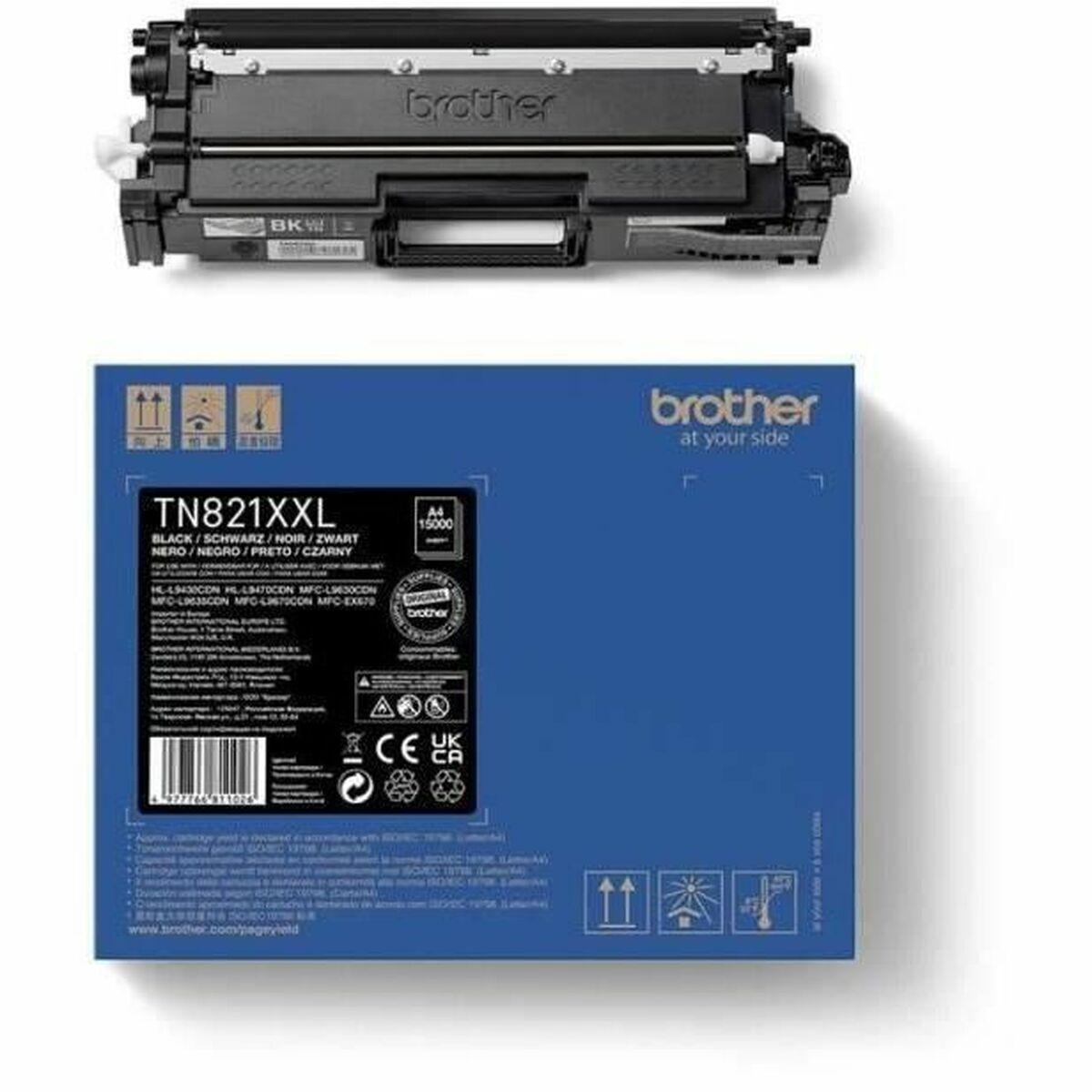 Toner Brother 821xxlbk Sort Original Laserpatron