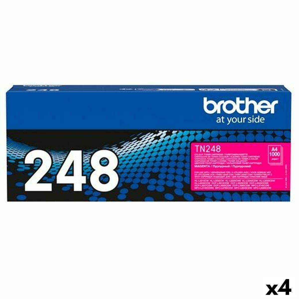 Toner Brother Tn248 Magenta Pak 1000 Sider