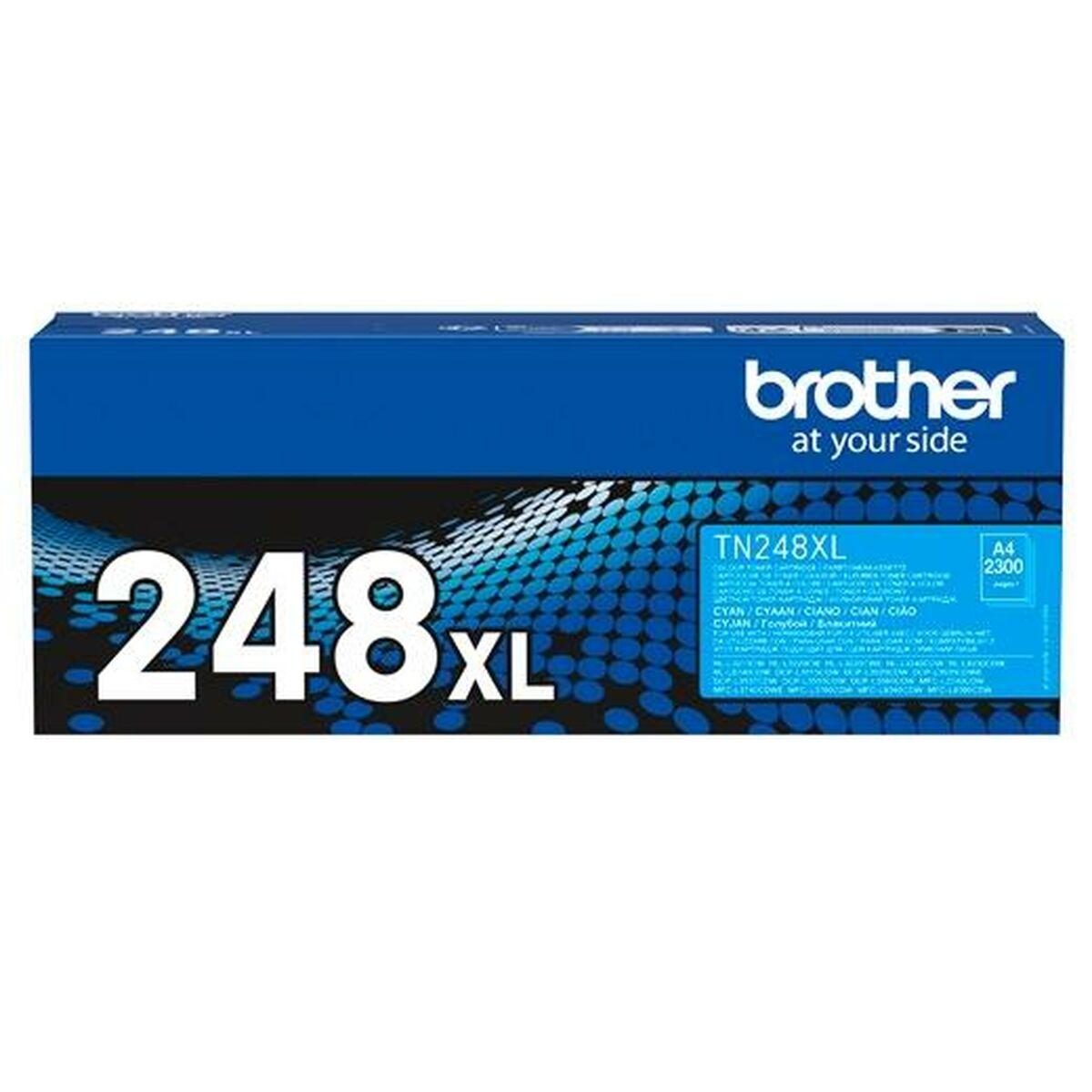 Toner Brother Tn248xlc Cyan Høj Kapacitet 300 Sider