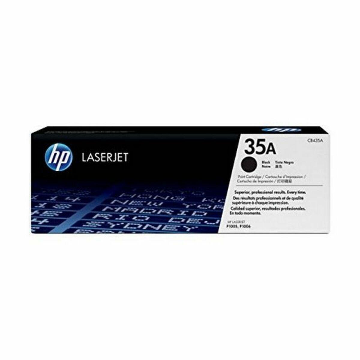 Toner Cb435a Sort Til Laserjet