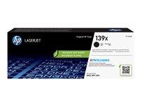 Toner Til Laserjet 139x Sort Højtydende 000 Sider