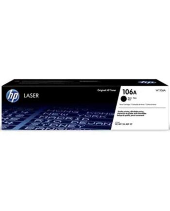 Toner Til Laserprinter 106a W1106a Sort 000 Sider