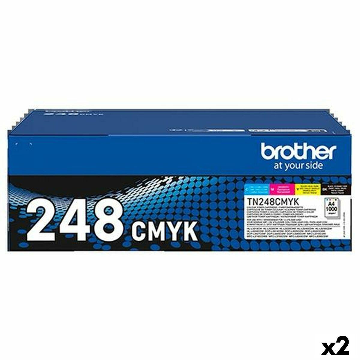 Toner Til Laserprinter Brother Tn248 Cmyk Sæt Med