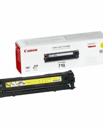 Toner Til Laserprinter Canon 718 Yellow Gul