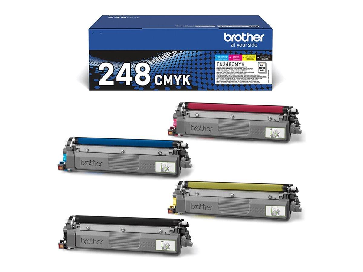 Tonerpatron Multipack Brother Tn248val Cmyk Til 000 Sider