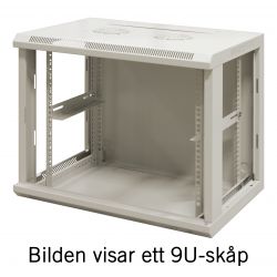Toten Wall Cabinet 12u 600 600 Glass Door White Tilbehør Til Computer