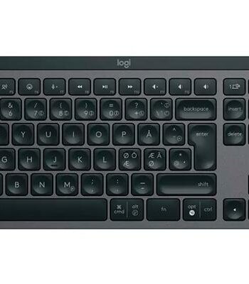 Trådløst Tastatur Logitech Keys Nordisk Layout Bagbelyst Grafit