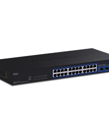 Trendnet Teg S50284 Netværksswitch 24x Rj45 Porte Sort