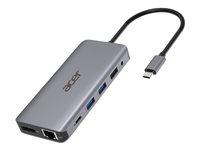 Usb Dockingstation Acer Type Adapter Sølv