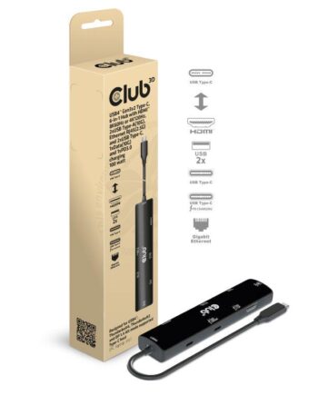 Usb Dockingstation Club Usb4   Med Hdmi Usb Usb 1gbe 100