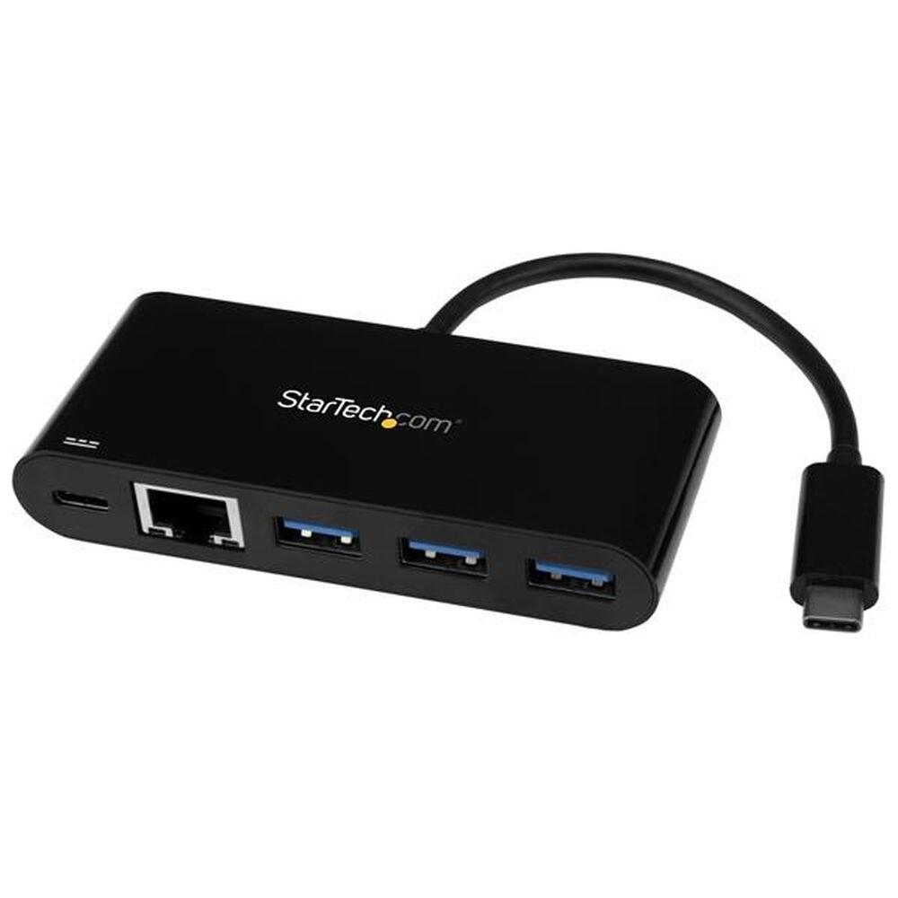 Usb Hub Startech Hb30c3agepd Med Ethernet Usb
