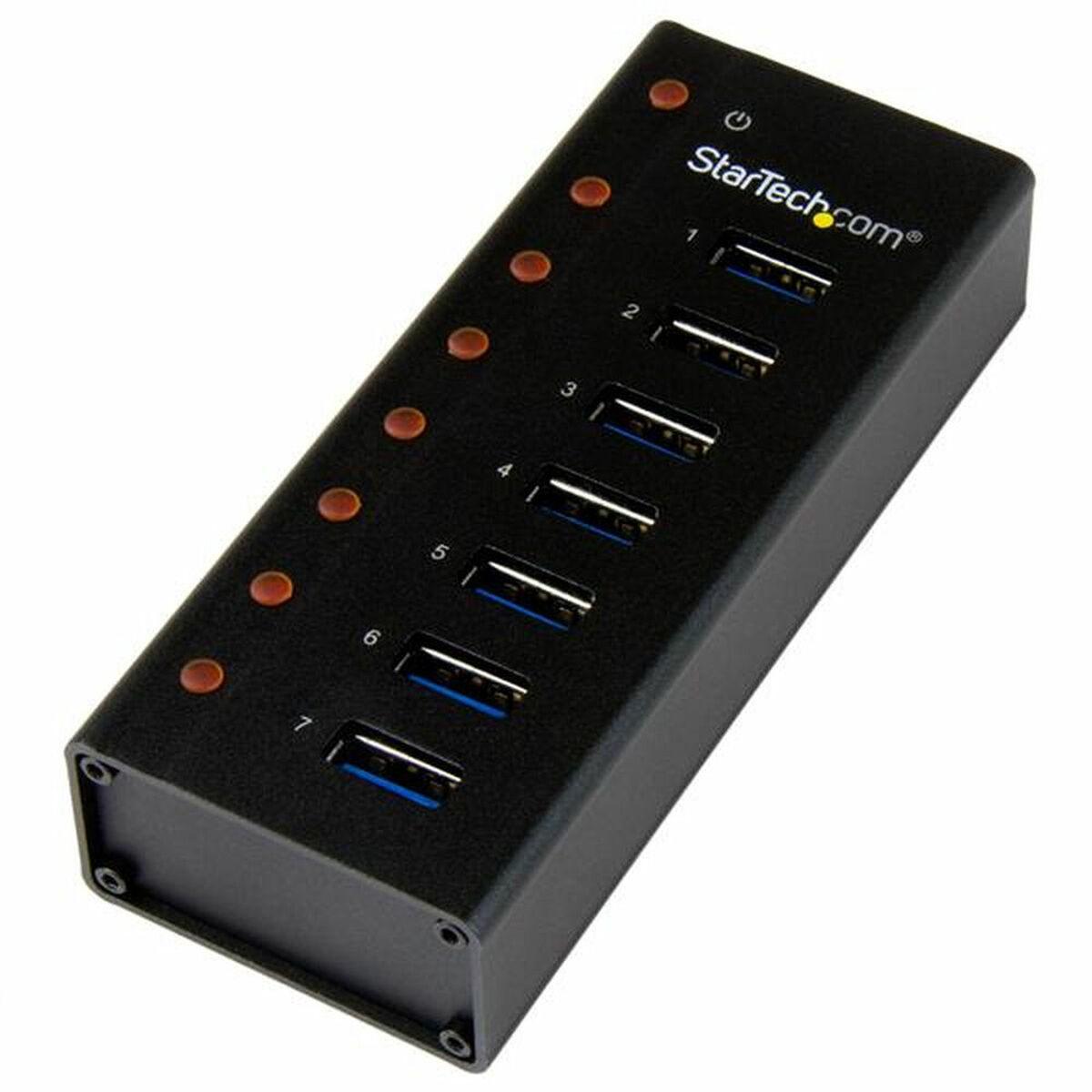 Usb Hub Startech Porte Usb Aluminium Sort