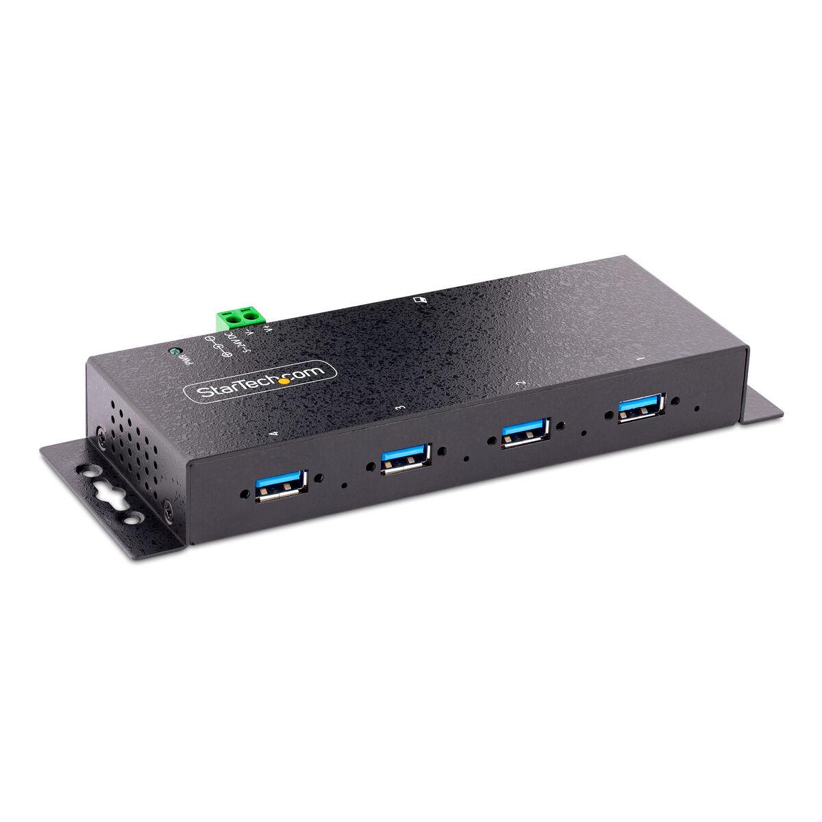 Usb Hub Startech Usb Gen Industrielt Kabinet Sort