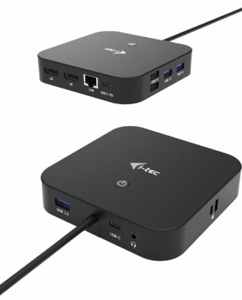 Usb Hub Tec C31dualdpdockpd Med Displayport Lan