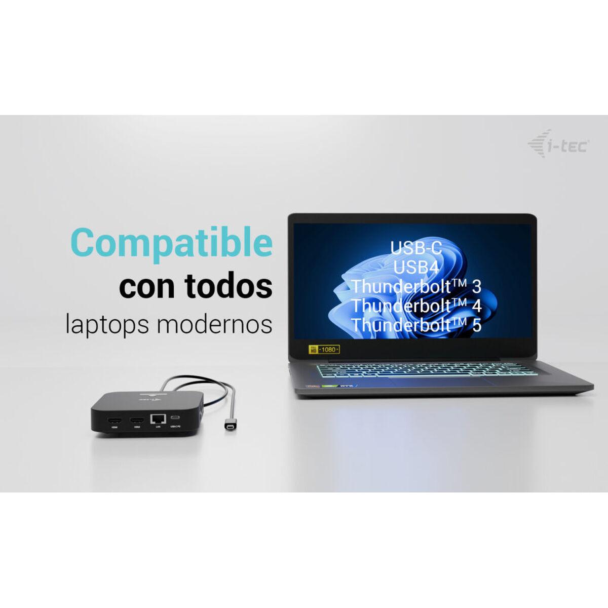 Usb Hub Tec C31dualhdmidpd100 Med Usbc