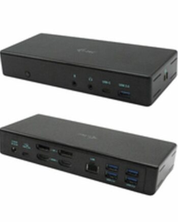 Usb Hub Tec C31quattrodockpd Sort Dokkingstation Med Usb Hdmi Displayport