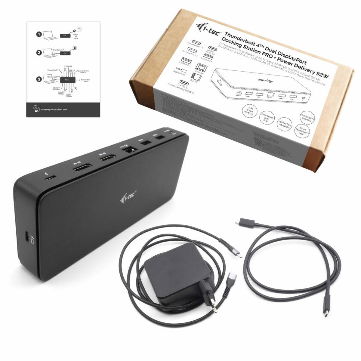 Usb Hub Tec Thunderbolt Dual Displayport Pro Sort