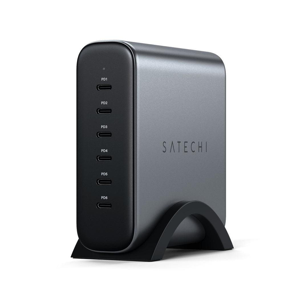 Usb Oplader 200 Porte Satechi Grå