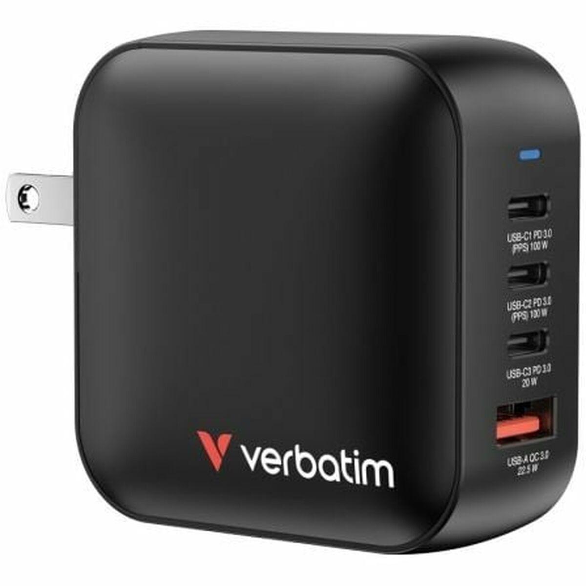 Vægoplader 100 Verbatim 32231 Hurtig Usb Oplader Med Stik