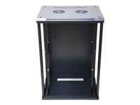 Vægskab 15u Extralink Rack Kabinet Sort