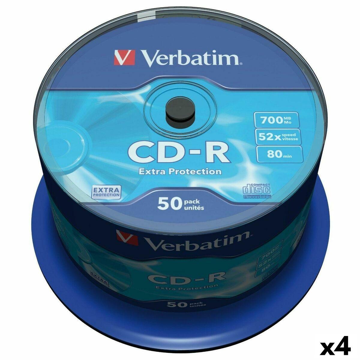 Verbatim Extra Protection 700 52x Spindel Med Pakker