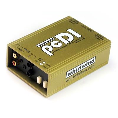 Whirlwind Stereo Direct Box Til Sammenkoble Computer Lydkort Med