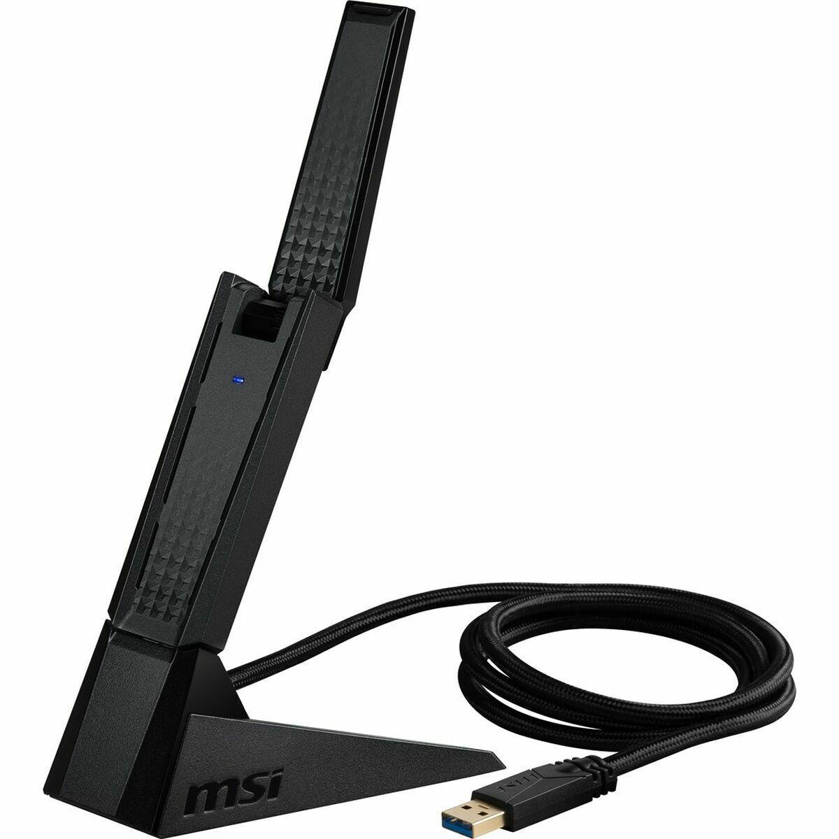Wifi Netværksadapter Msi Axe5400 Sort