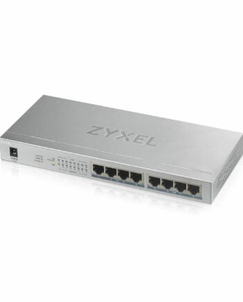 Zyxel Gs1008hp Switch Port Gigabit Gbit Poe